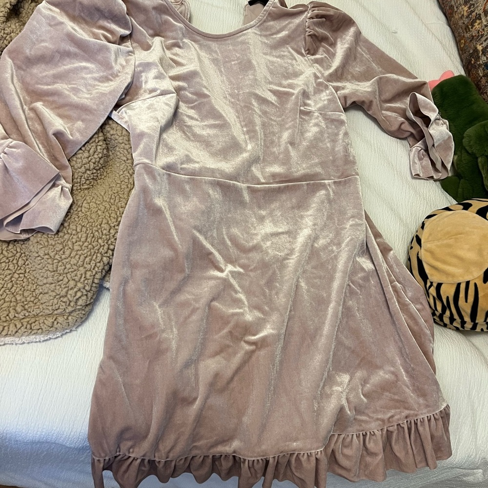 Forever 21 Shimmering Pink Dress